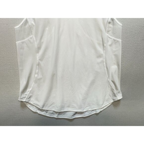 Lululemon Womens Sculpt Tank II Athletic Top White Mesh Racerback Workout Gym - Picture 8 of 12